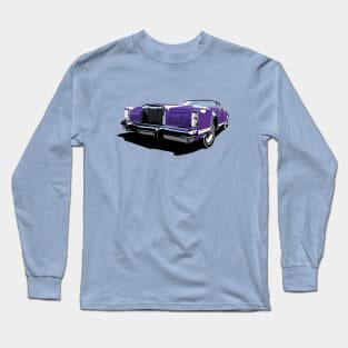 1970s Lincoln Continental in purple Long Sleeve T-Shirt